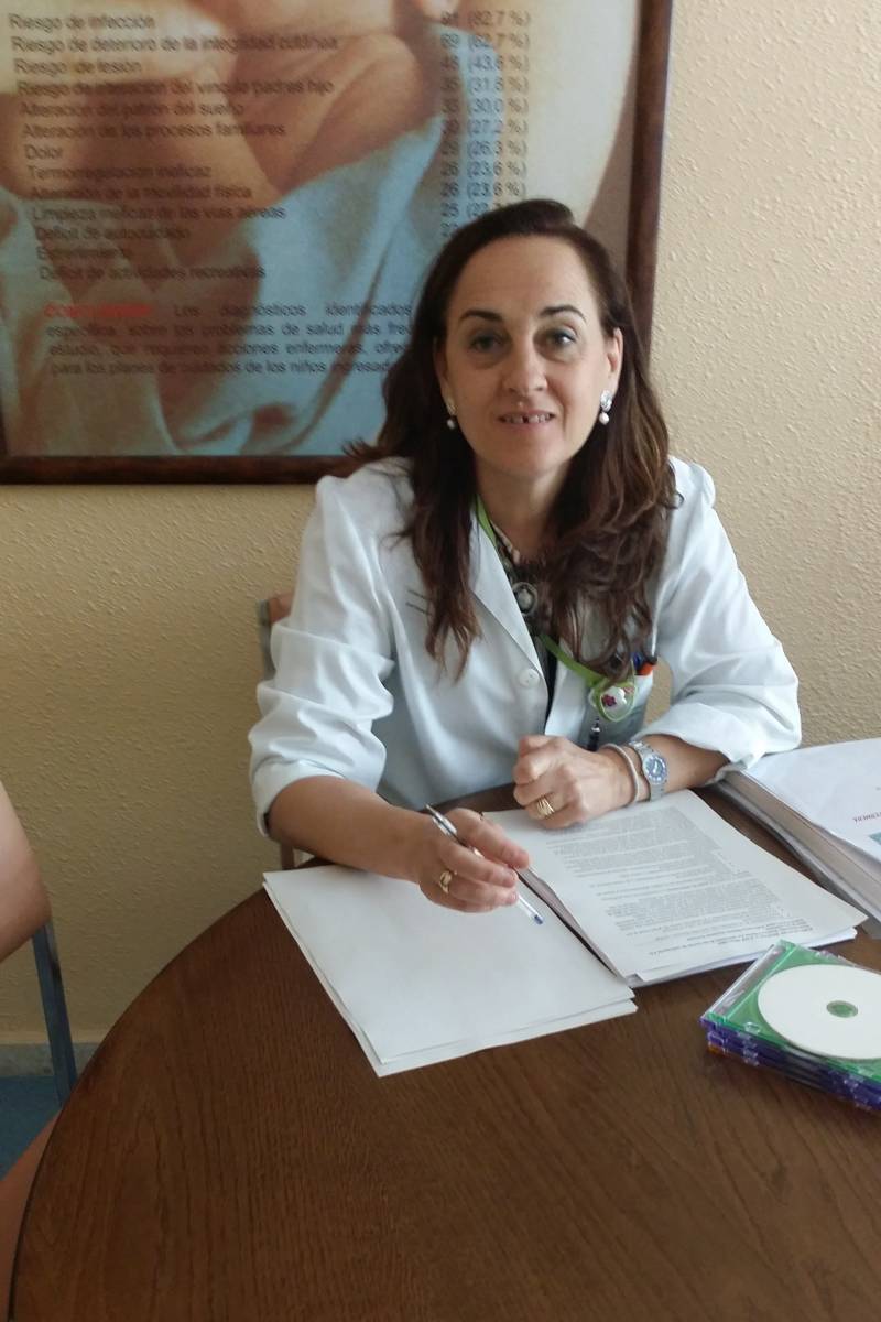 Concepción Vellido, especialista en Enfermer�a Pediátrica y gestora de casos en el Hospital Virgen de Las Nieves (Granada).